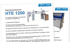 Here you can find an overview of all data sheets of Brodbeck machines.